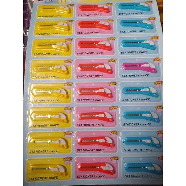 

Stasionery Knife || Cutter Kertas || Kater Kertas Mini Kecil