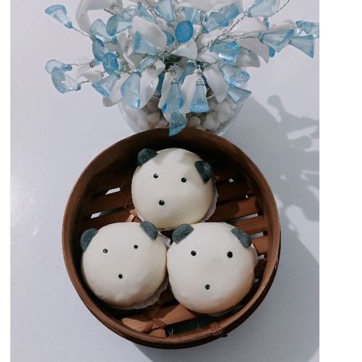 

15 PCS Pao karakter panda Pao panda Pao frozen pao coklat dimsum frozen Homemade