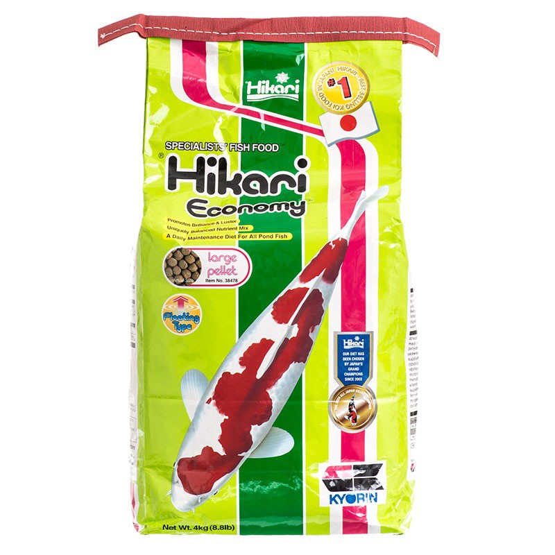 HIKARI ECONOMY 4kg size L / pakan / makanan ikan koi import jepang / fish food / pelet