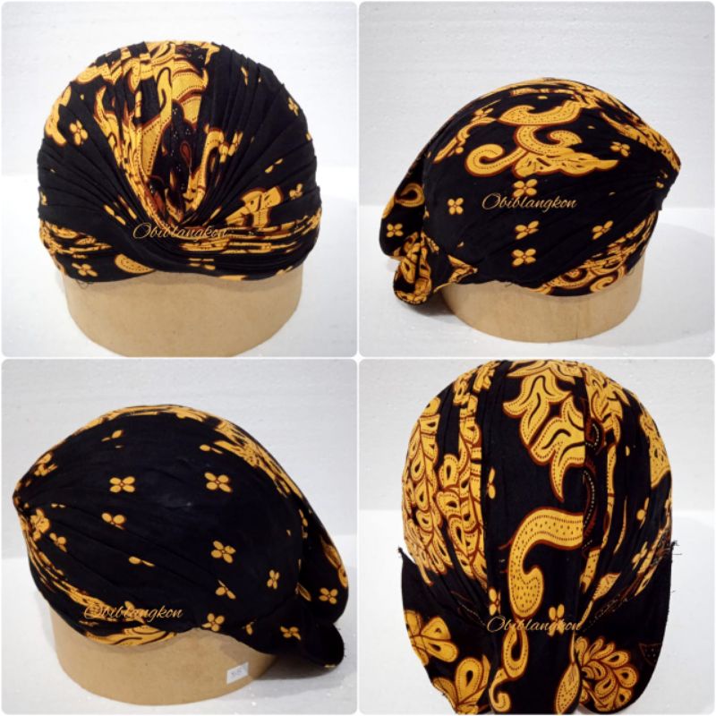 Blangkon Mataram Asli Ceplok Kembang Melati Blangkon Jogja Batik