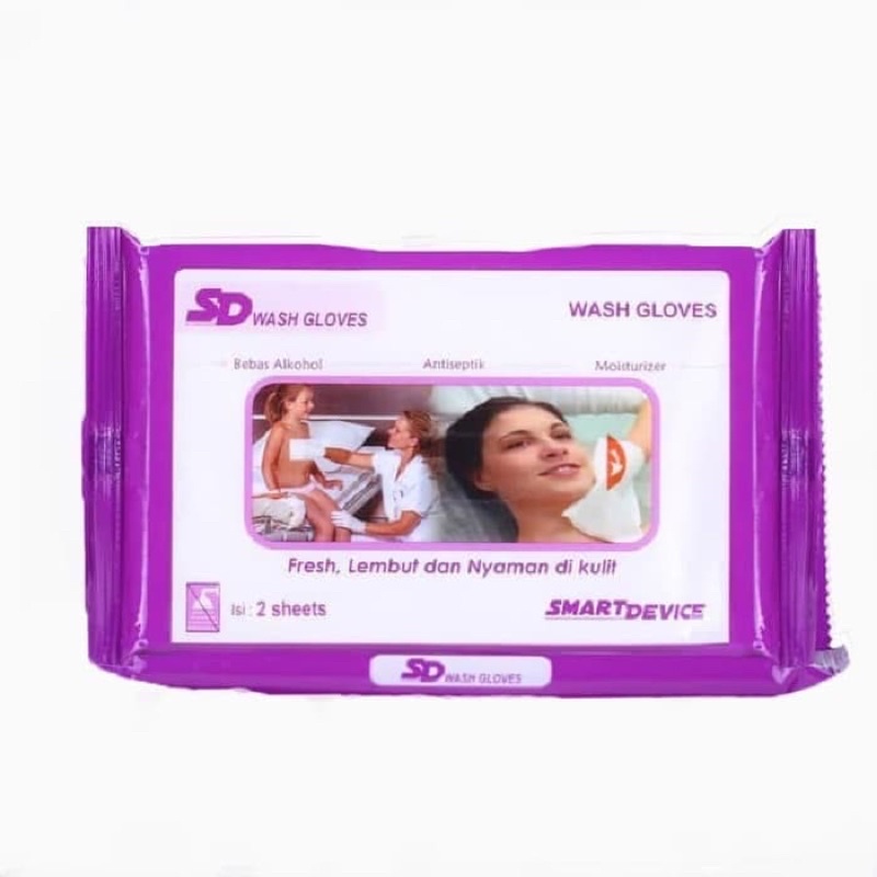SD Wash Gloves 2’s (Sarung Tangan Handuk / Waslap)