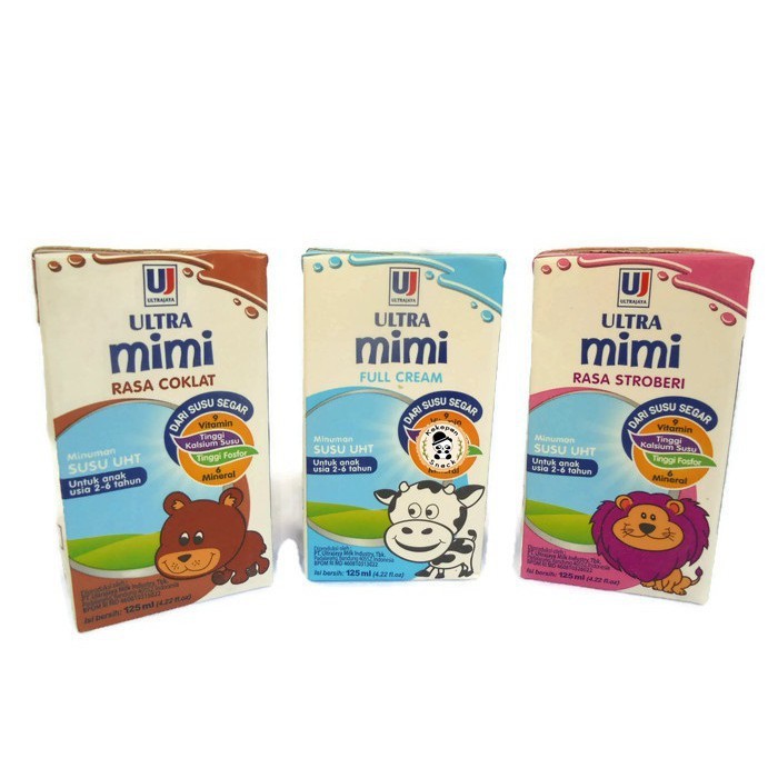 

Ultra Mimi Cokelat-Strawberry-Full Cream125ml
