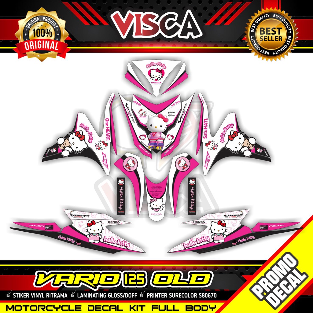 Decal Vario 125 Old Full Body Stiker Vario 125 Old Keren Full Body Striping Vario 125 Old Full Body 