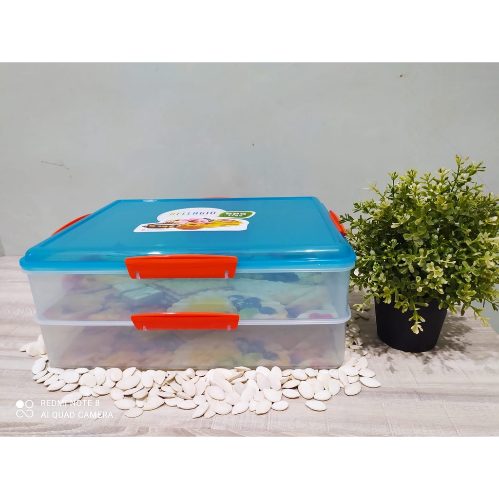 

HOT SALE!! Box Lapis Legit / kotak kue / Box Plastik Cantik / Tempat Donat/DOUBLE BOX/1PCS