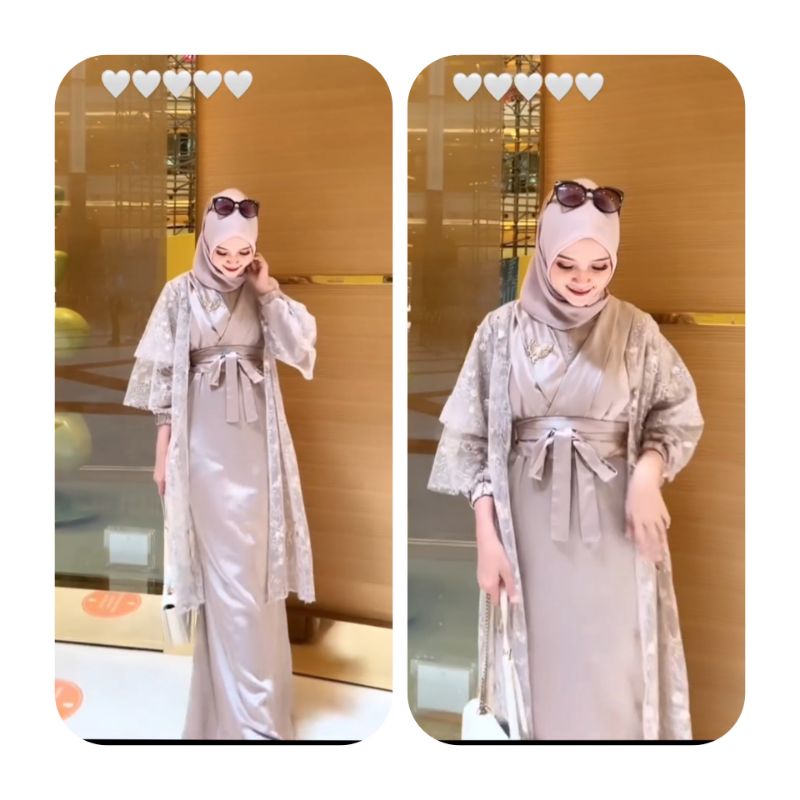 RAYA DRESS + OUTER BRUKAT