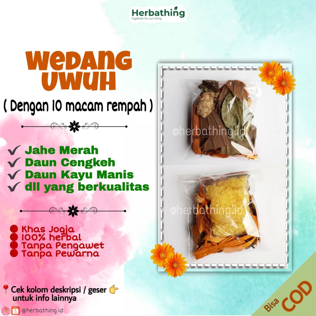 

Wedang Uwuh Komplit Khas Jogja | Wedang Uwuh Gula Batu Asli dengan 10 Macam Rempah