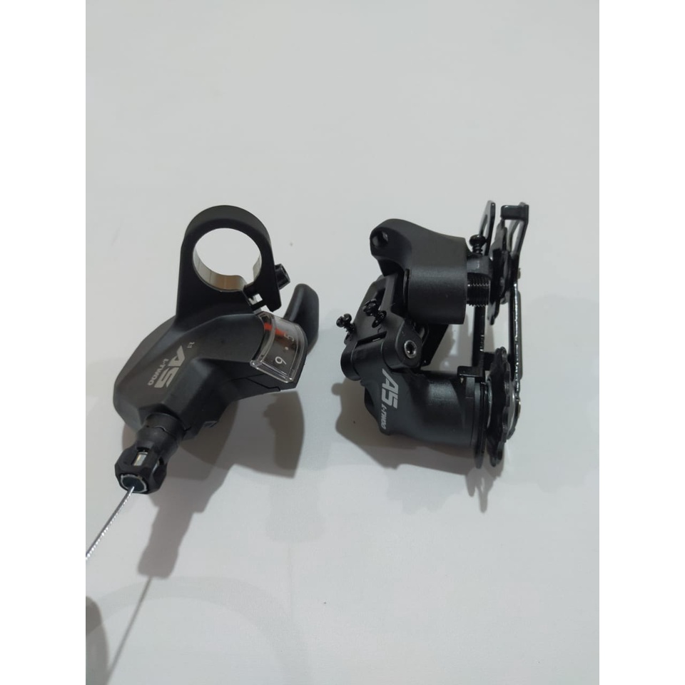 L-TWOO mini groupset 9 speed Ltwoo A5 shifter kanan dan RD type short cage sepeda MTB, lipat