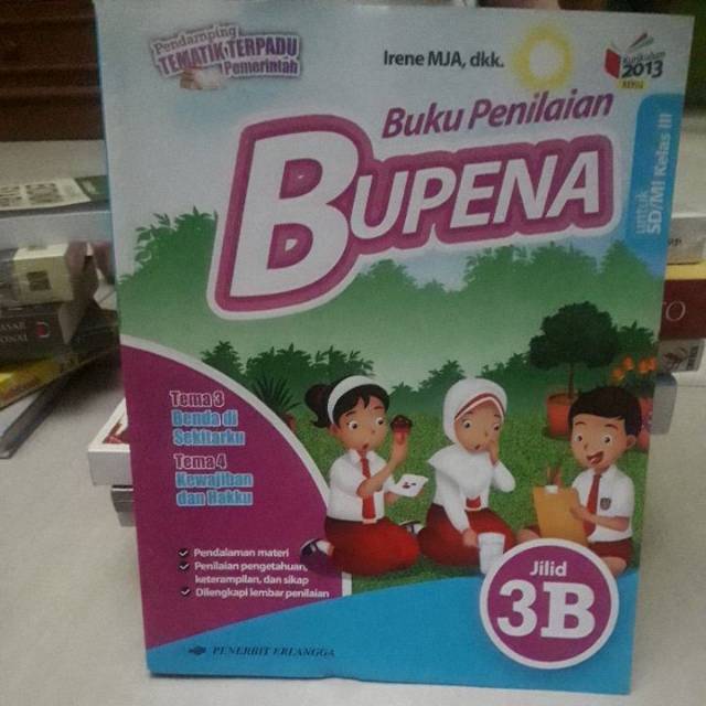 Buku penilaian bupena kelas 3 B