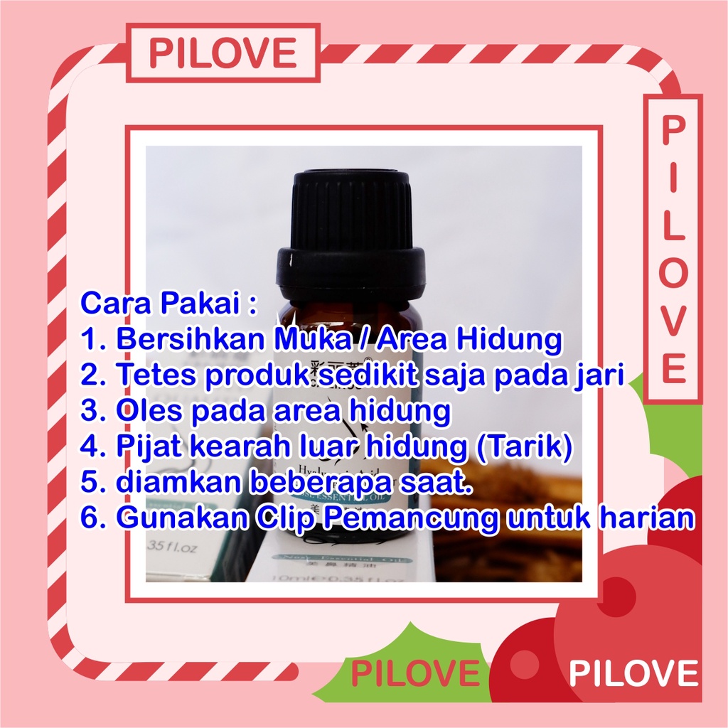 PILOVE - BISA COD Paket Ampuh Serum Minyak Pemancung Untuk Memancungkan Hidung Ori Hasil Alami Permanen dan Aman