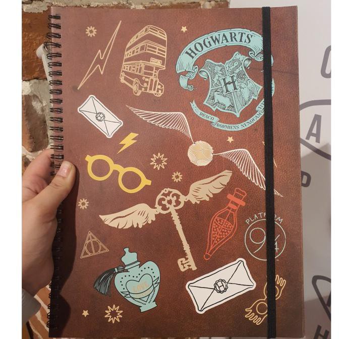 

Buku Tulis Garis Typo A4 Spinout Spiral Notebook Harry Potter Slytheri Cococakesale88
