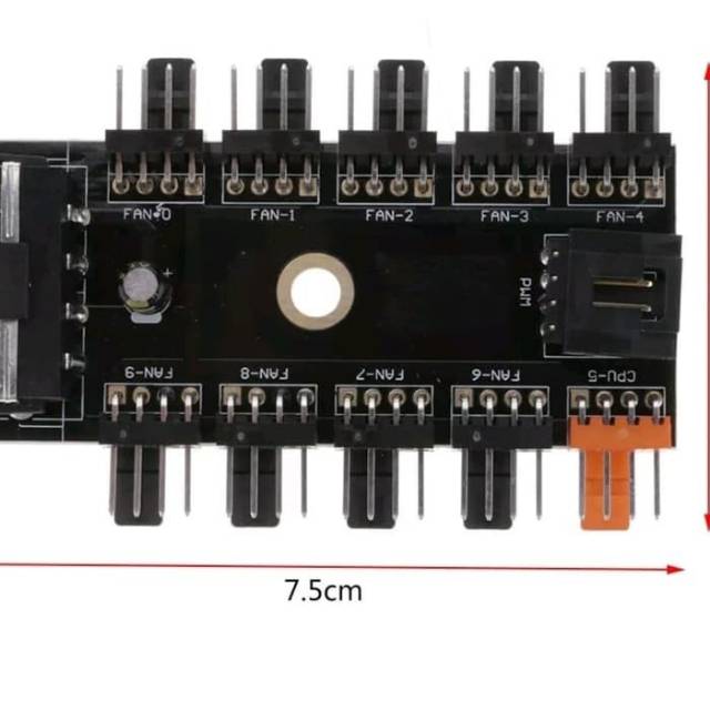 Splitter 1 to 10 PWM Fan Converter PC