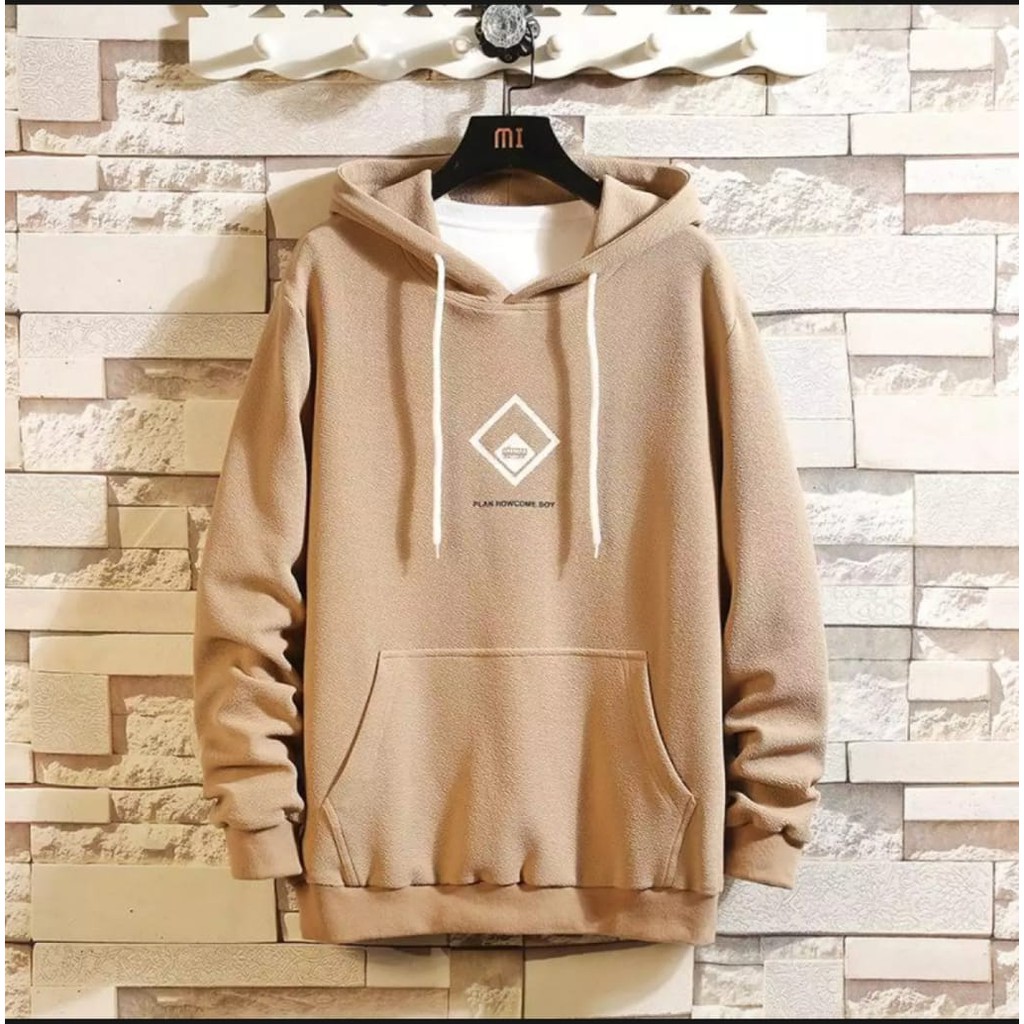 PLAN HOWCOME BOY HOODIE PRIA - ATASAN TEBAL PREMIUM