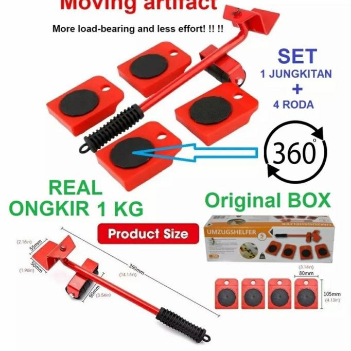 Best Product Furniture Move Tools Trolly Alat Bantu Pemindah Barang Lemari Brankas - Paling Dicari