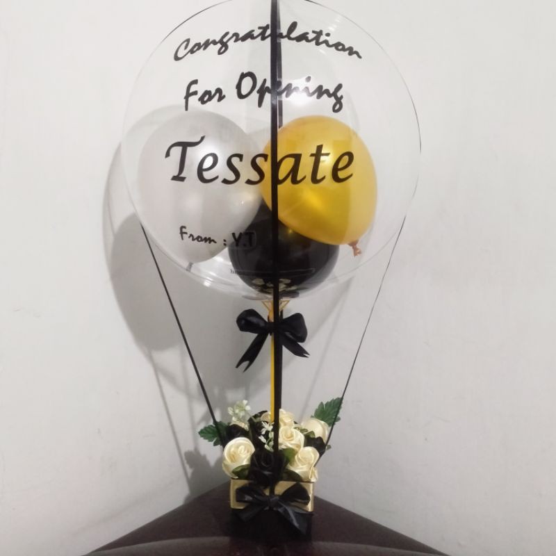 Buket balon 1 Bunga Graduation Wisuda Kado Hadiah ultah Valentine Opening Toko