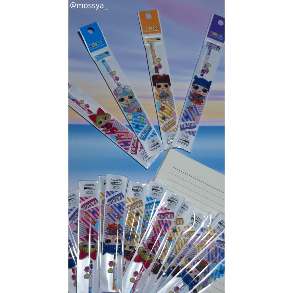 

1 Pc Refill Pulpen Gel Pen 0.38mm Hitam
