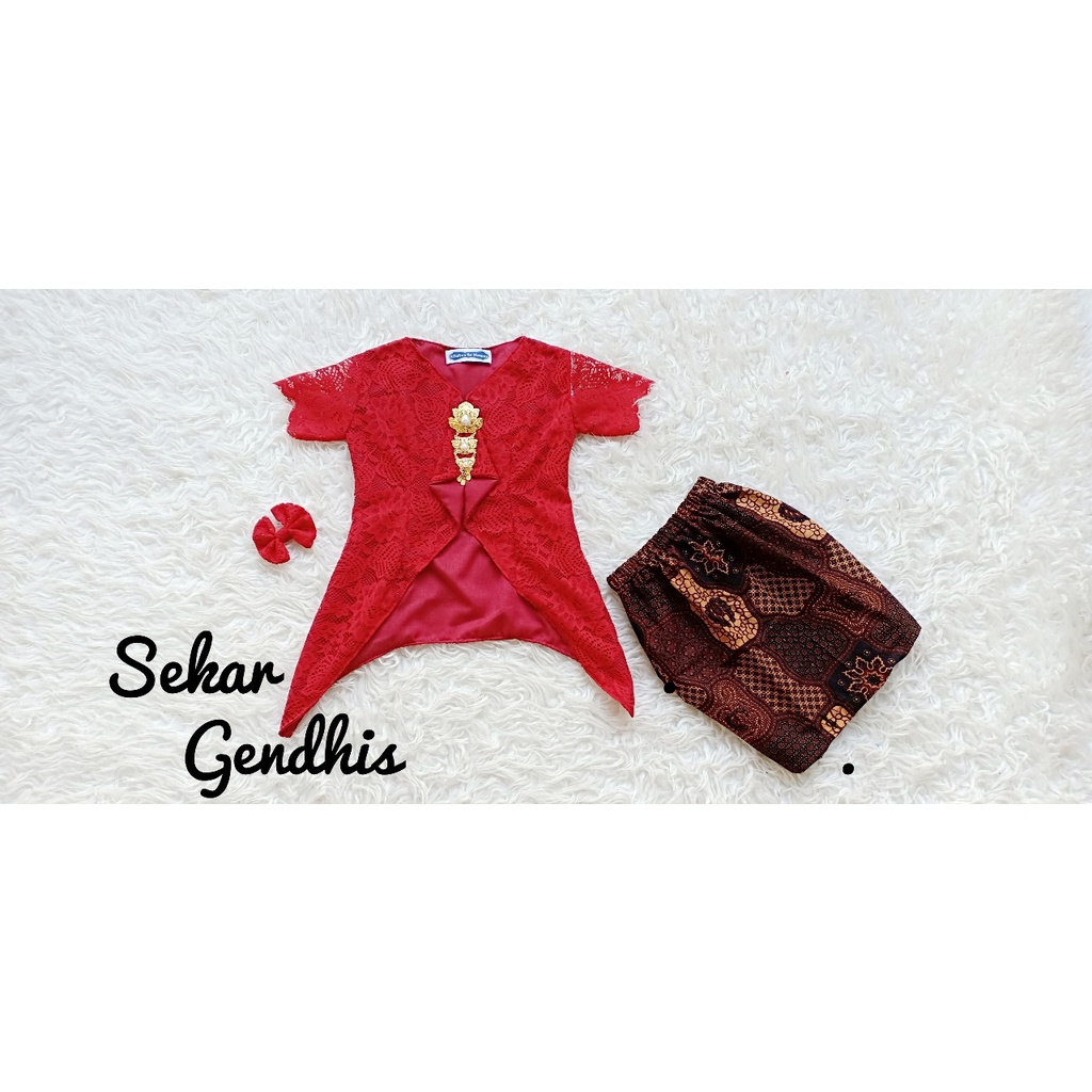 Kebaya Sekar Gendis Anak Unik/Baju Adat Anak/Kebaya Anak