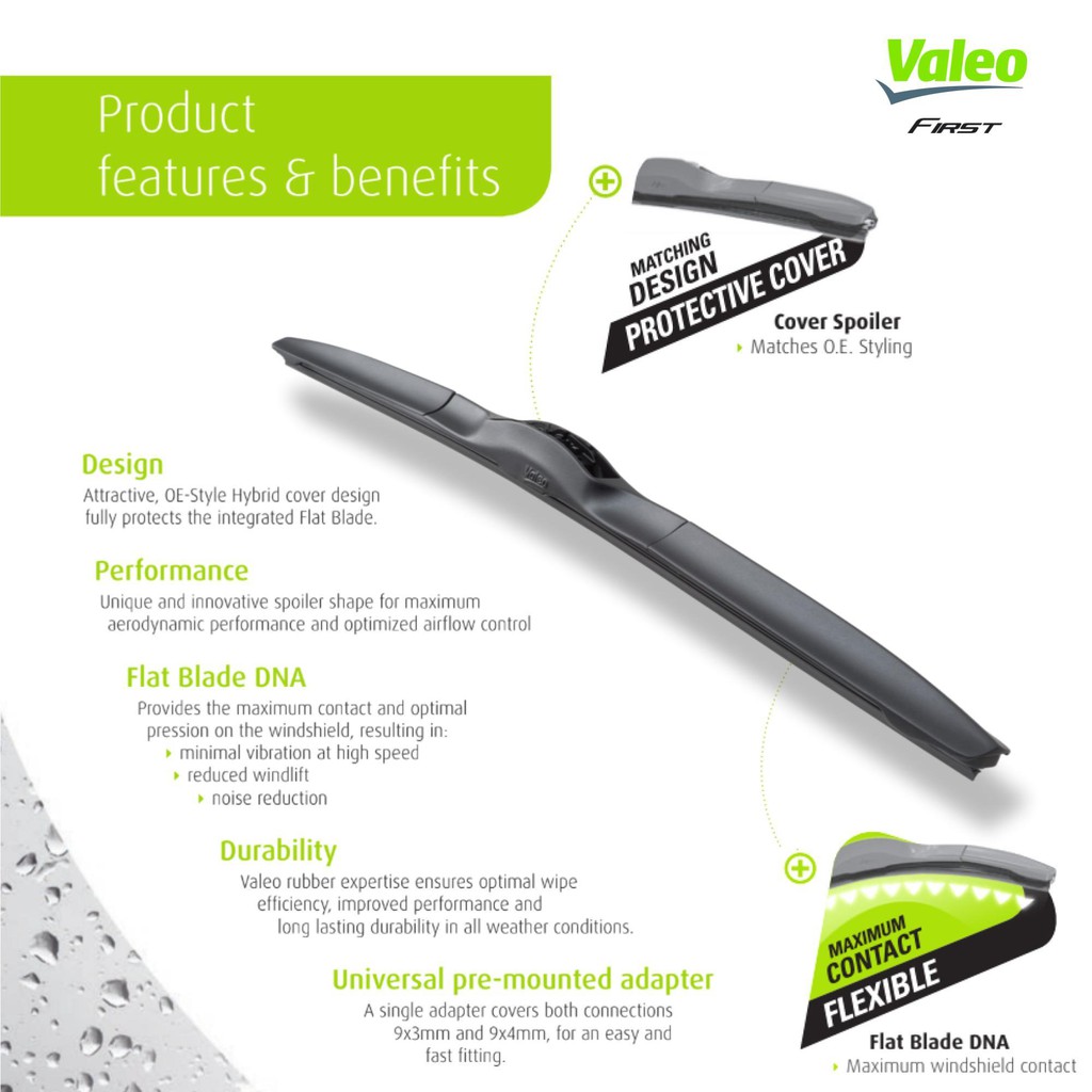 Wiper Valeo Hybrid 26&quot; (550MM)