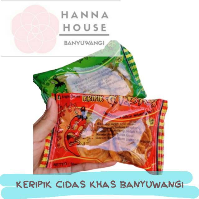 

Keripik Cidas Khas Banyuwangi