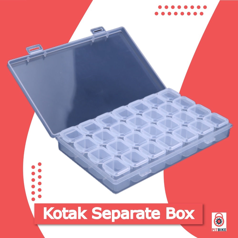 Kotak Penyimpanan Perhiasan Cincin Obat Benang Kancing Kecil