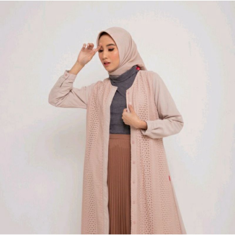 DAUKY - M DRESS GAMIS LACE CHANTILY / KOLEKSI TERBARU
