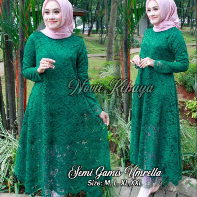 Setelan semi gamis umbrella (semi gamis+rok plisket)