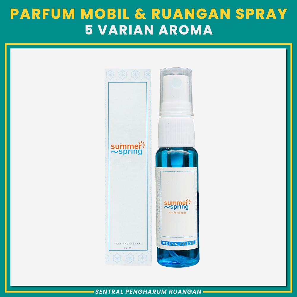 Pewangi Semprot 30ml Ruang Ruangan Mobil Kamar Mandi Kamar Tidur Toilet WC Dapur Lemari AC Pakaian K