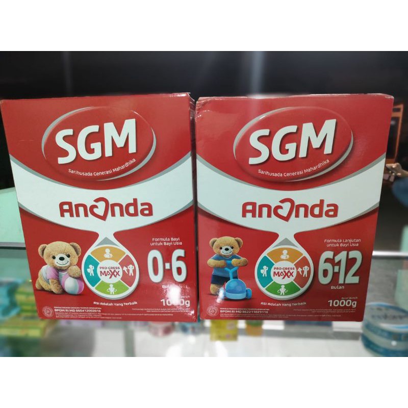 SGM 0-6BULAN/ 6BULAN-12BULAN 1000GR