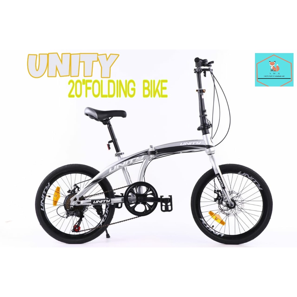 Sepeda Lipat Unity 20 Inch Steel