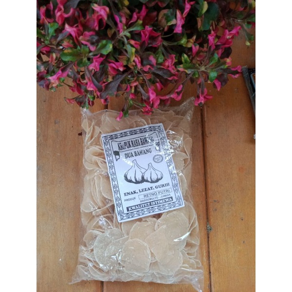 

kerupuk renyah rasa bawang