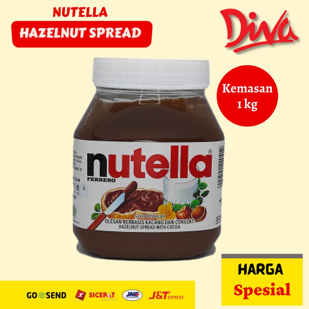 

[1kg] Nutella Hazelnut Spread / Selai Coklat Nutela