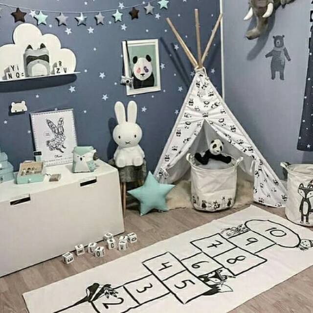 

Chekers Mat rug for decoration kids room