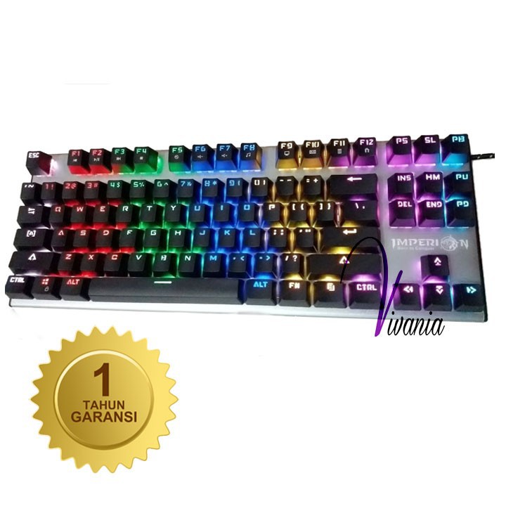 Keyboard Gaming Imperion Rgb 7 Mechanical 87 Keys - Original Imperion