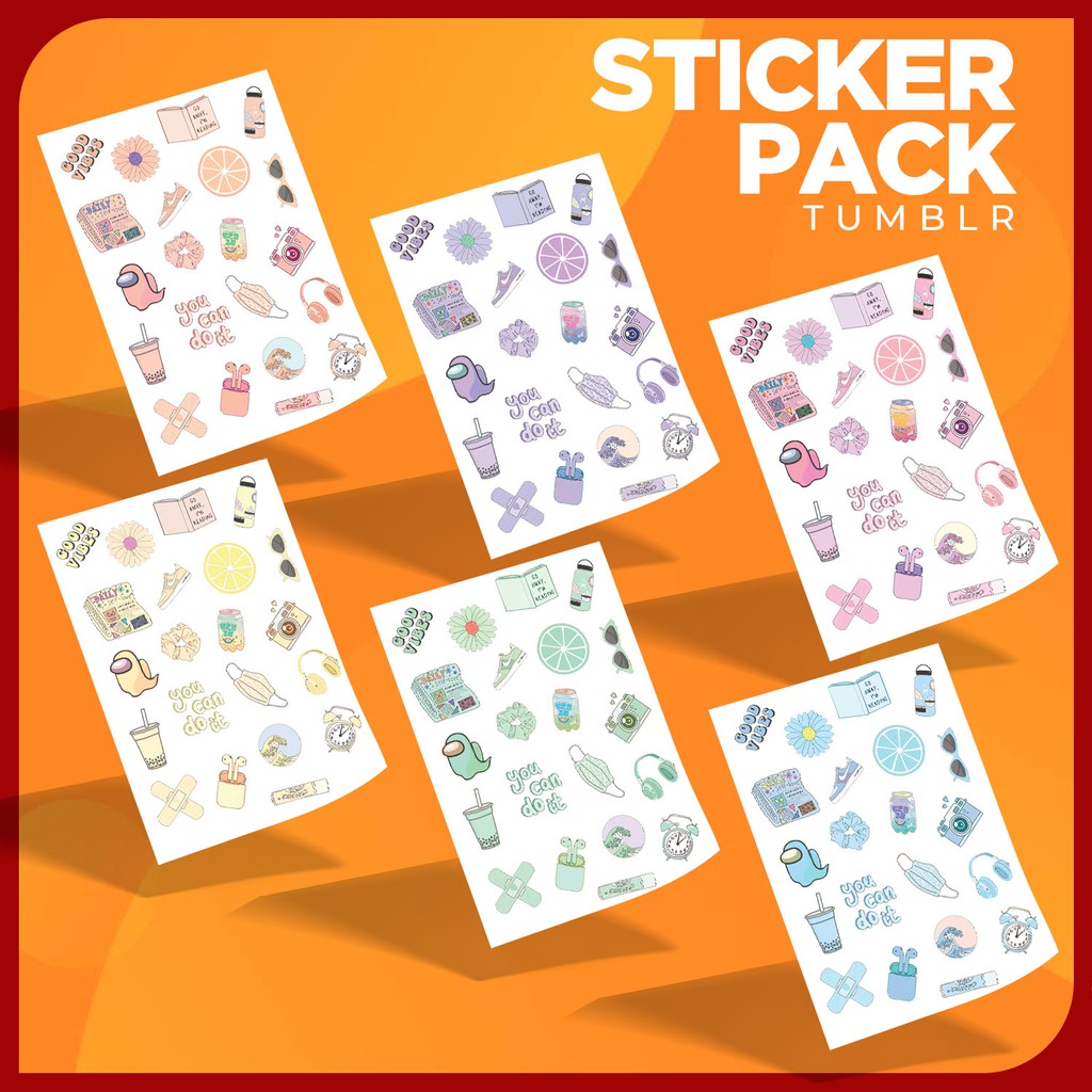 

Sticker / Stiker Tumbler Edisi Aesthetic Untuk Handphone, Laptop, Tablet, Ipad, Helm, Sepeda, dll