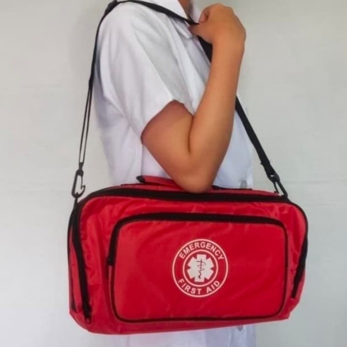 tas slempang p3k type B + isi lengkap