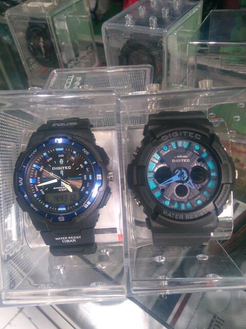 Jam tangan digitec double time anti air