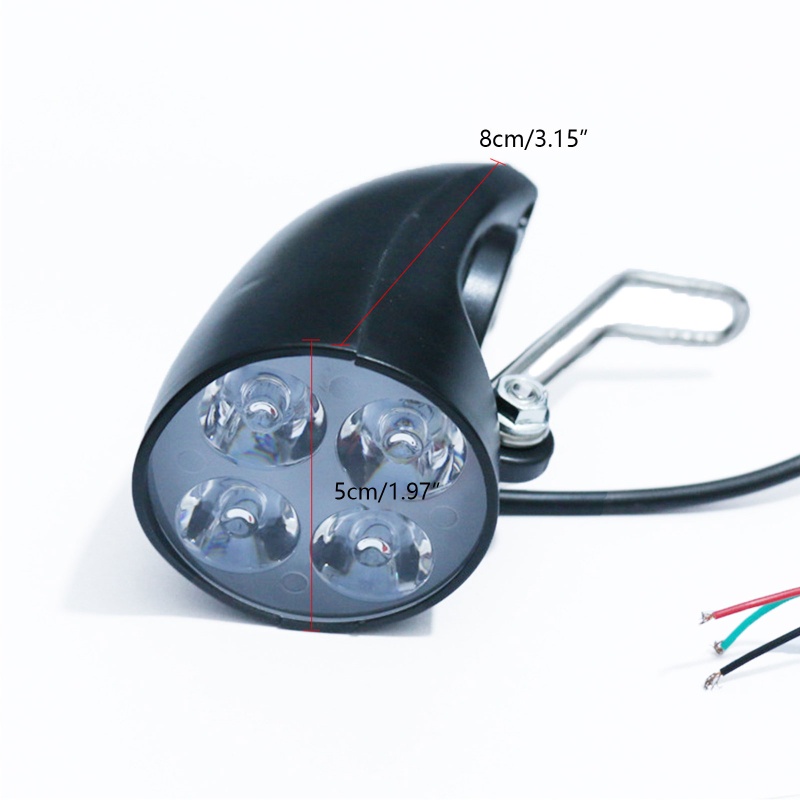 Sun Headlight Front Light Rear Tail Light, Senter Pengaman Bersepeda Jalan