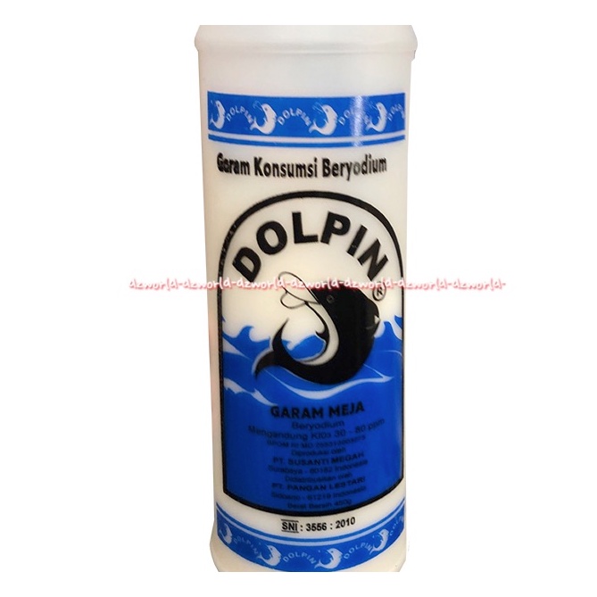 Dolphin Garam Meja 450ml Bottle Salt Dolpin Garam Dapur Yodium Kemasan Botol Dol Phin Salted