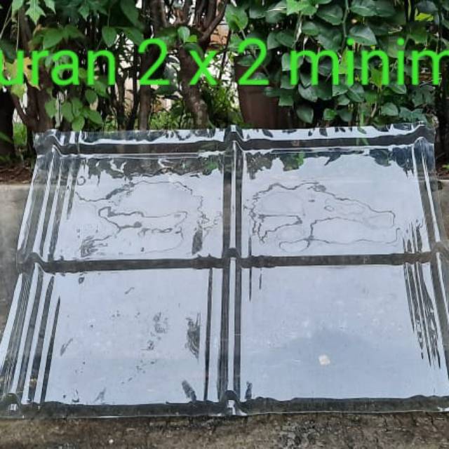 Genteng transparan minimalis