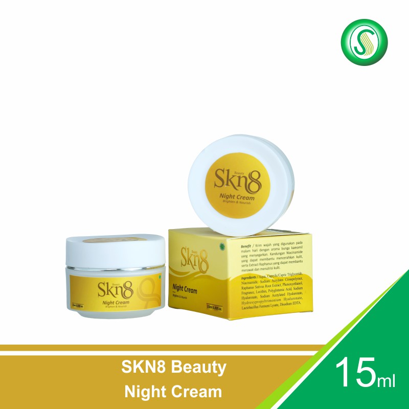 SKN8 Beauty Night Cream 15ml - Krim Malam