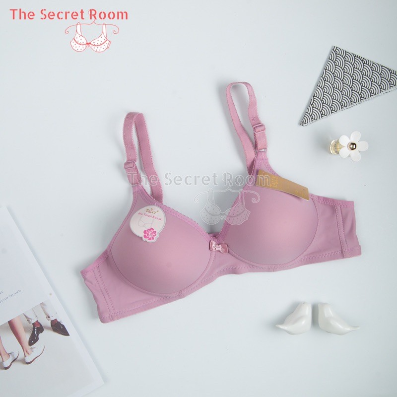 TALLY COMFORT BRA BH 273 | CUP B KECIL | TANPA KAWAT | BUSA TIPIS | 34-38