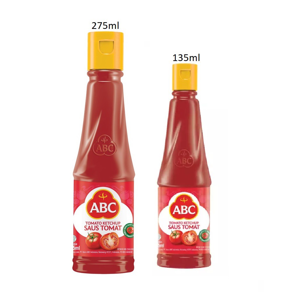 

ABC Saus Tomat Toamato Ketchup 135ml - 275ml