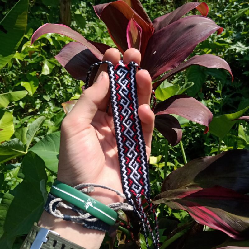 gelang gunung motif etnik handmade