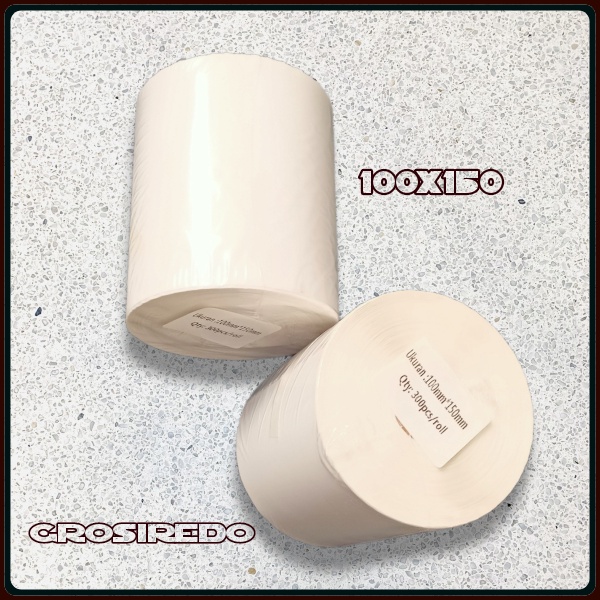 

Kertas Termal Label Sticker Barcode 100 x 150 Kertas Stiker Thermal 100x150mm isi 300