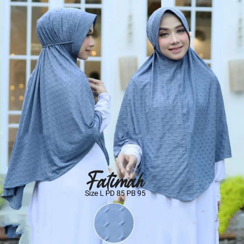 Jilbab Premium Bergo FATIMAH Hijab Kerudung Jersey Cubit Verona