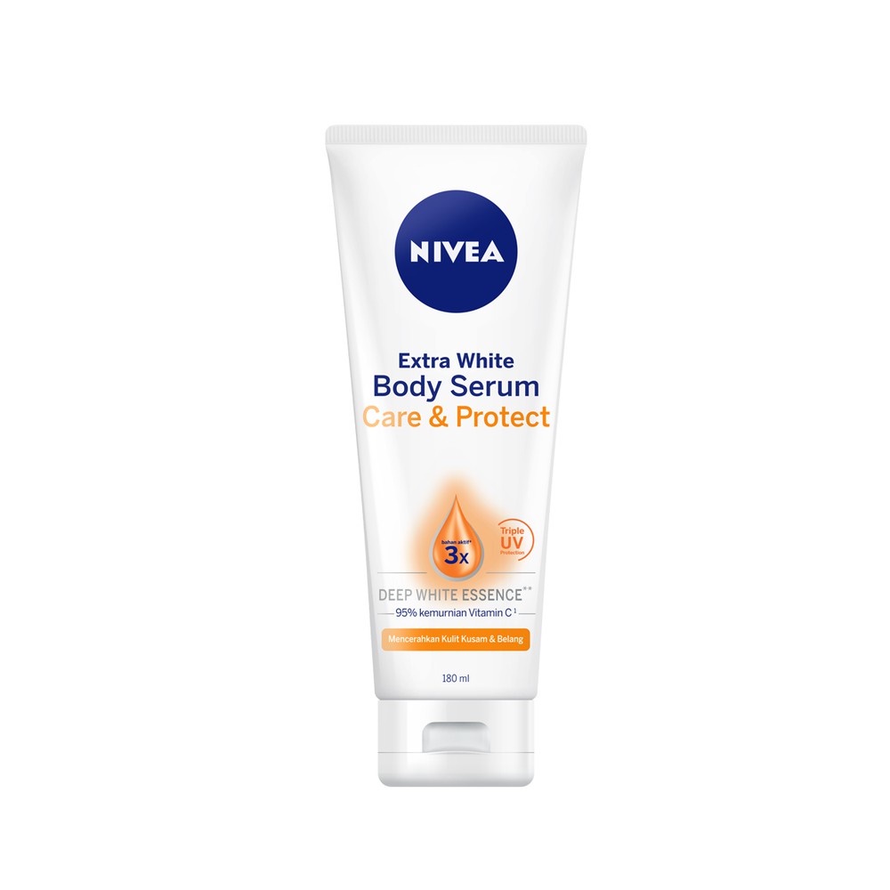 NIVEA Body Serum Extra White | Night | Repair Care Protect | Radiant | Glow | Hijab 180ml