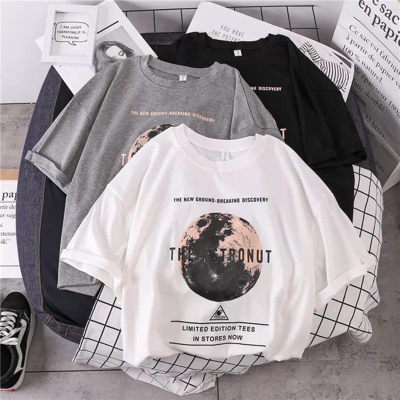 GSC - Baju OVERSIZE BAD HABBITS FONT / Kaos Oversize Terbaru-ASTRONOT putih