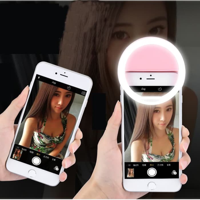 F86 GARANSI-Ring Selfie LIght Beauty/ Recharger/ Charm eyes beauty make up