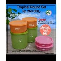 tropical round set