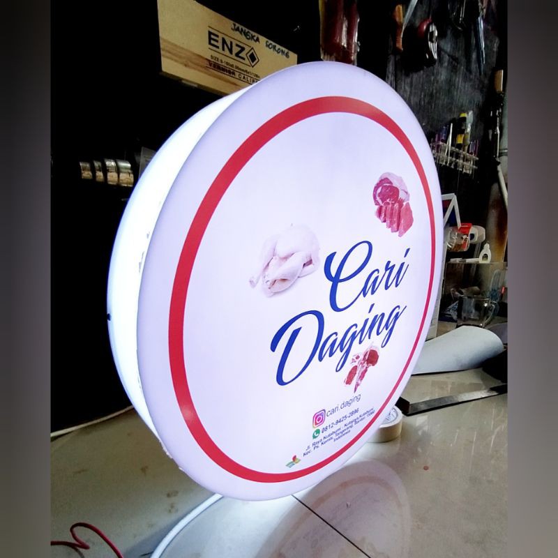 

Neonbox 40cm 1 Muka Custom Acrylic