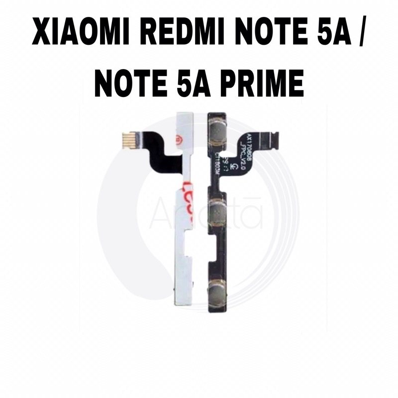 Flexible On Off Volume Xiaomi Redmi Note 5A / Note 5A Prime - Flex Fleksibel Tombol OnOff Vol